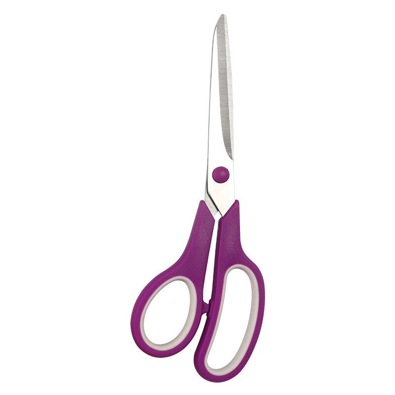 Tijeras de sastre para corte de tela, multiusos, de acero inoxidable, para el hogar y la Oficina, suministros DIY, herramientas para costura: Purple
