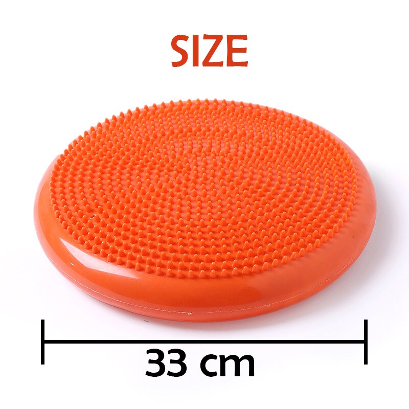 Yoga Balance Ball Duurzaam Opblaasbare Massage Bal Fitness Taille Twisting Disc Balance Board Voeten Revalidatie Gewatteerde