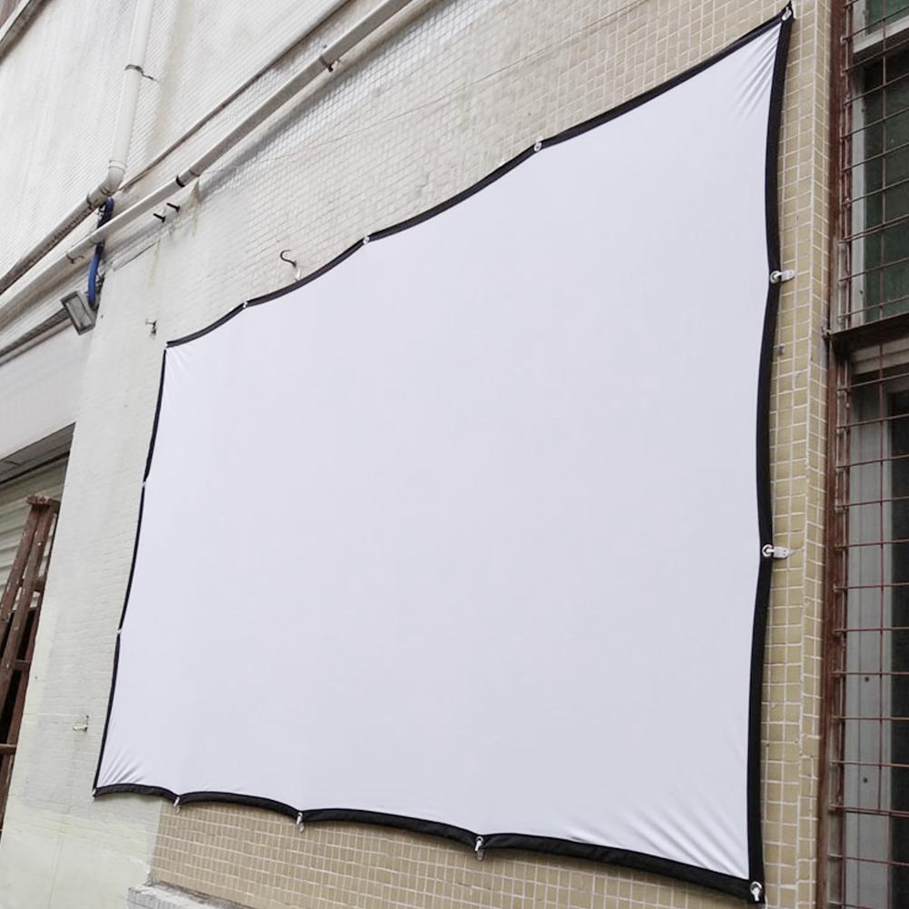 16:9 150in projektorskærm bærbar antikrølsfilmskærm til hjemmekontor udendørs projektorskærm træk ned