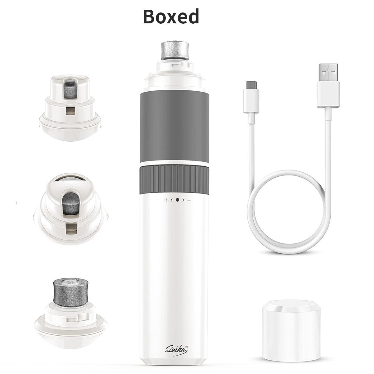 LAIKA – ponceuse à ongles pour chiens et chats, avec chargeur USB, LED, à faible bruit, toilettage, tondeuse pour animaux domestiques, griffes, outils de coupe-ongles: Nail Grinder Boxed