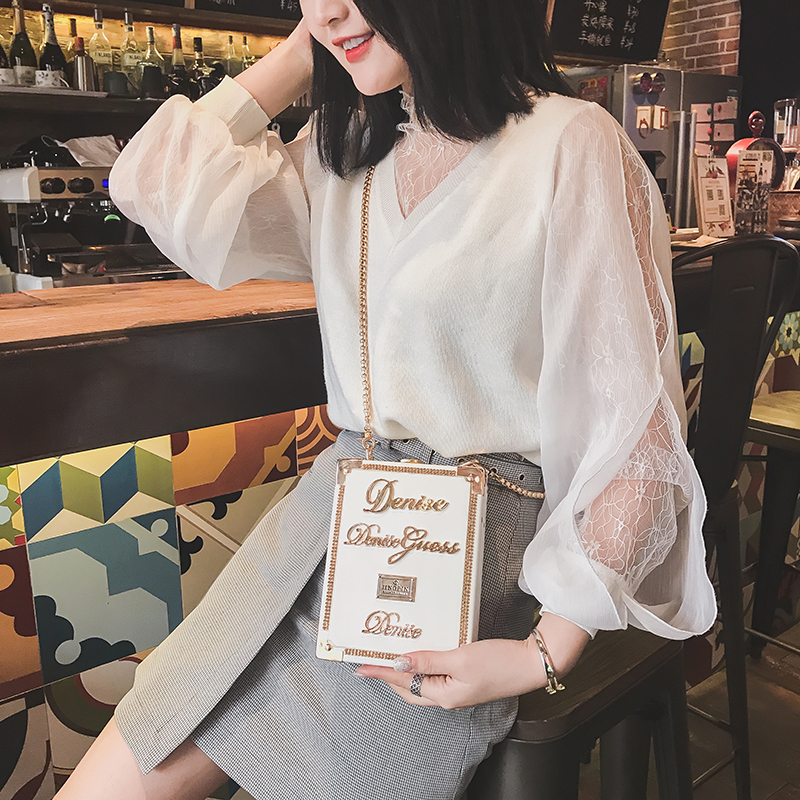 luxe lettre diamant boîte Style Pu femme sac à bandoulière fourre-tout sac à bandoulière Mini Messenger sac de fête pochette sac à main rabat