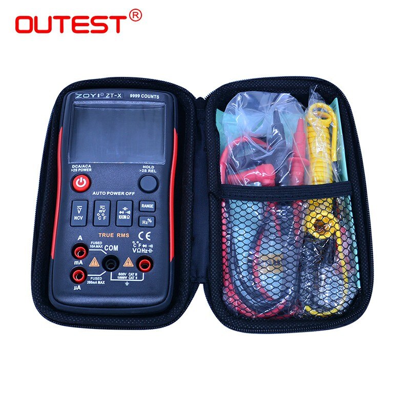 Multimeter case ZT-X EVA Case Digitale Multimeter ac dc voltmeter true rms auto range multimeter EVA Doos