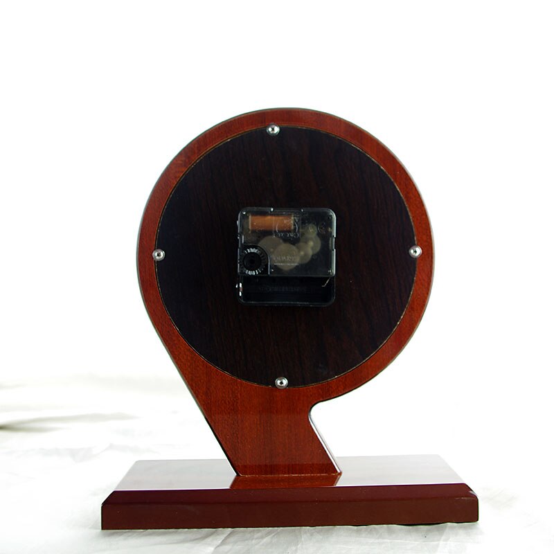 Classic 6 Inch Wooden Silent Table Clock Retro Art... – Grandado