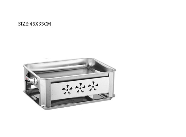 fish Grilled Furnace Charcoal Alcohol Dual use BBQ Stoves Stainless steel meat fryer barbeque oven