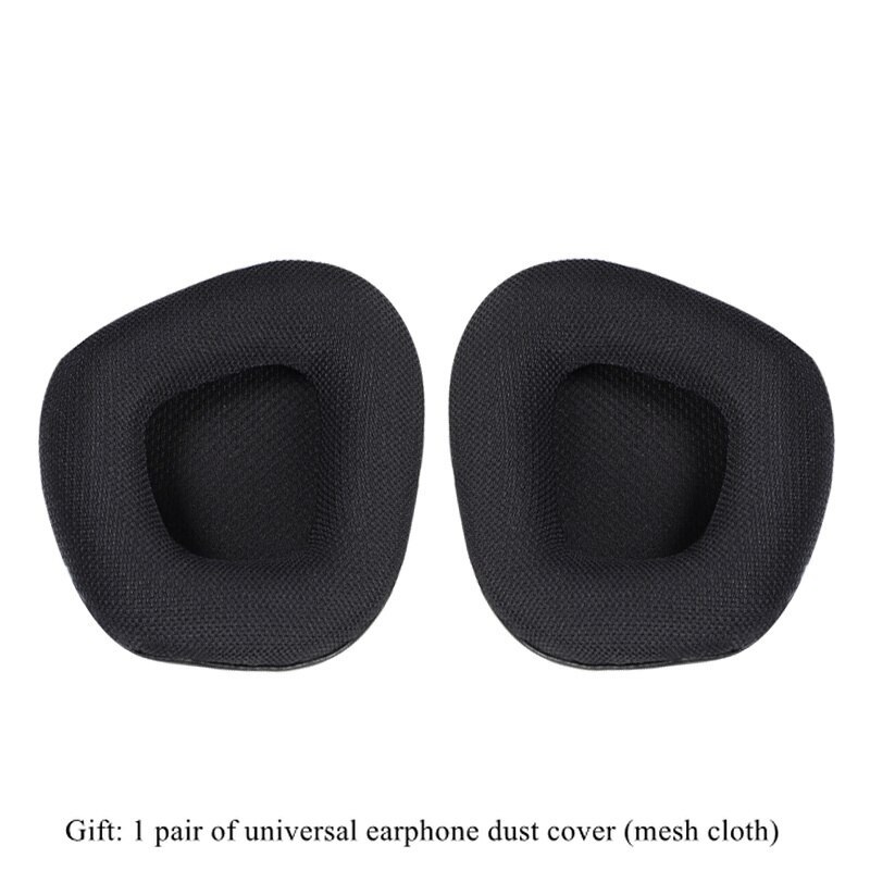 Coussinets d&#39;oreille de remplacement, en mousse, pour Corsair Void PRO RGB 7.1, pour casque de jeu: Black