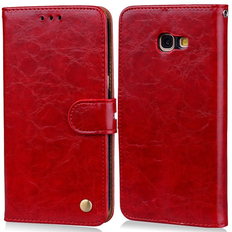 Luxe Leather Wallet Case Voor Samsung Galaxy A5 Stand Kaarthouder Case Voor Samsung Een 5 Magnetische Skin flip Telefoon Cover