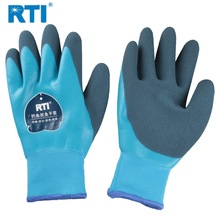 Rti Vissen Handschoenen Voor Winter Waterdicht Plus Fluwelen Warm Rubber Vissen Handschoenen Anti-Slip Hand Beschermende Vissen Tools