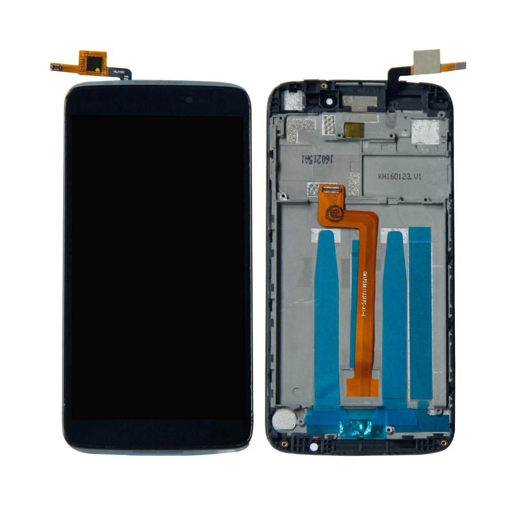 Für 5,5 "Alcatel One Touch Idol 3 OT6045 6045 6045K 6045Y Touchscreen Digitizer LCD Display Montage Mit rahmen