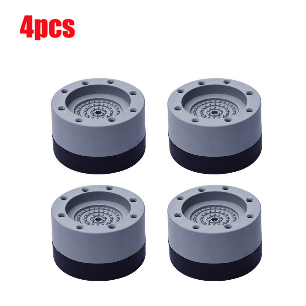 Coussinets de pieds Anti-Vibration, pieds en caoutchouc, tapis antidérapant silencieux pour Machine à laver, Support amortisseurs, accessoires de Support: Marron