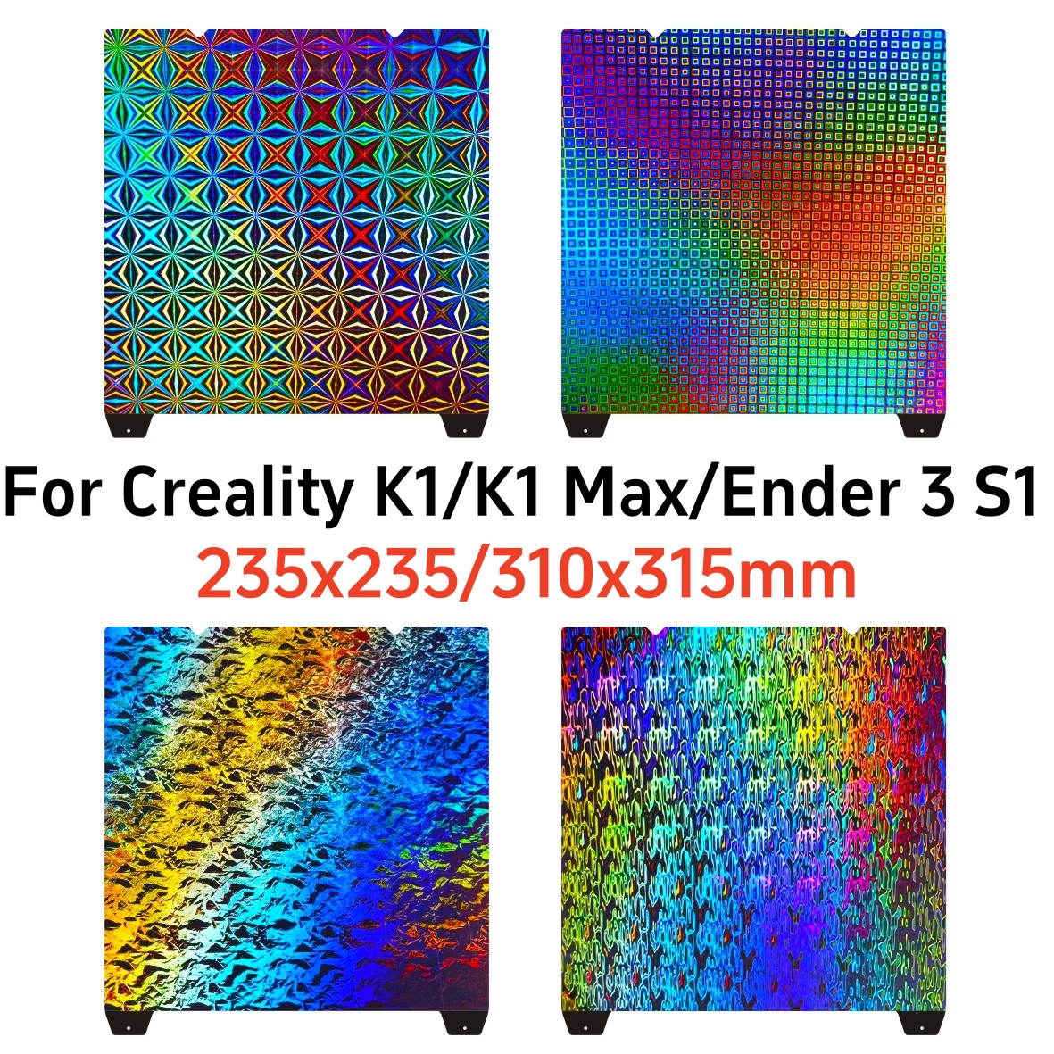Creality K1 Max Build Plate K1C Bed Creality k1 Build Plate PEO PEI Sheet 235x235 310x315 Ender 3 S1 Ender 3 V3 Se Bed