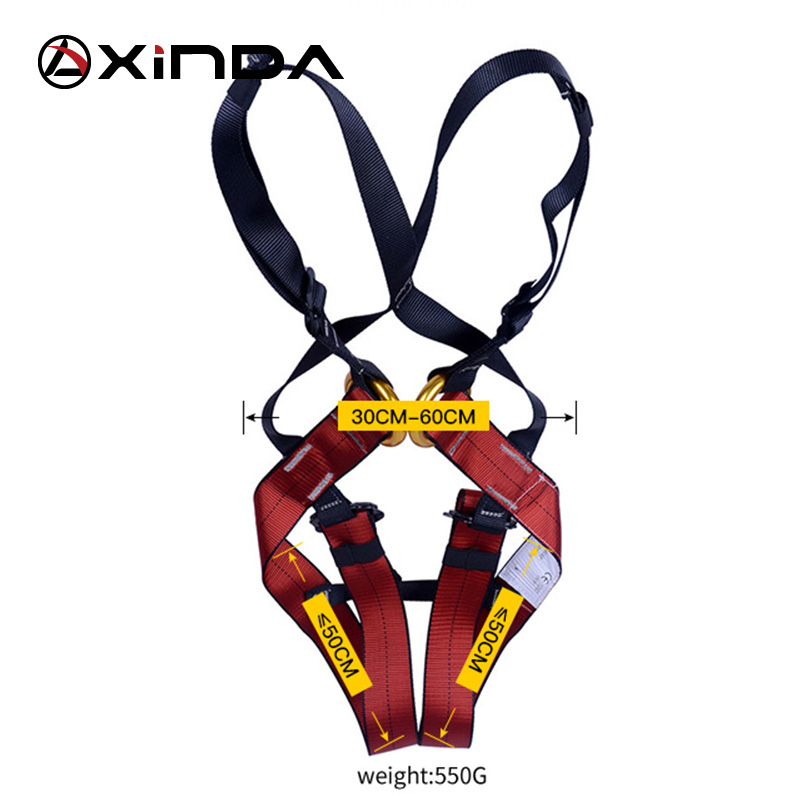 Xinda Kid 'S Veiligheidsgordel Kind Full Body Harnas Rock Klimmen Kinderen Bescherming Veiligheid Kid Harness Outdoor Apparatuur Kits