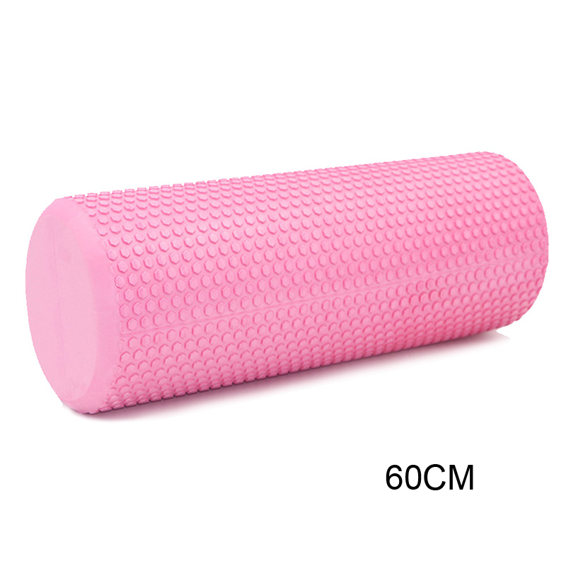 30/45/60 Cm Eva Yoga Yoga Kolom Schuim Yoga Pilates Fitness Foam Roller Sport Trein Gym massage Oefening Ontspannen Foam Rolls: Pink-2