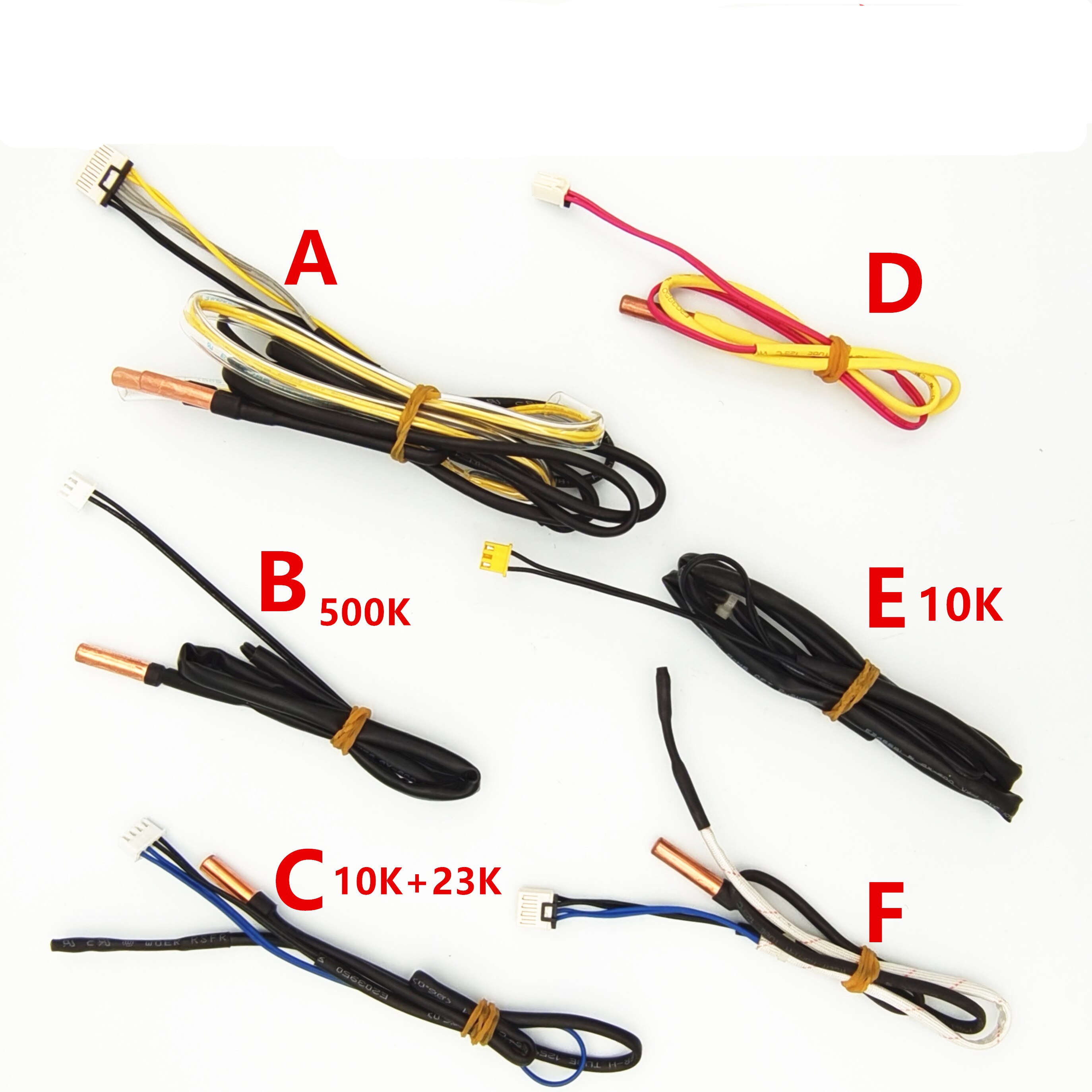 1PCS for Haier Air Conditioner Tube Sensor temperature sensor thermal head metal 10K 23K 500K