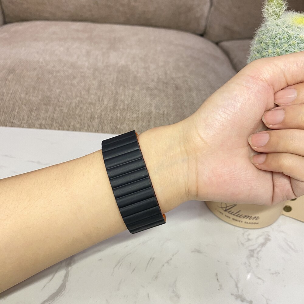 Magnetisk reim for oneplus smartwatch klokkebånd silikonarmbånd for en pluss klokke sportserstatning armbånd correa