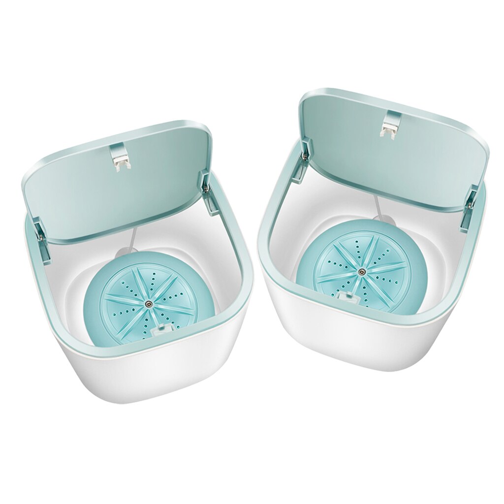 2 stücke Mini Waschmaschine Kleidung Reiniger Washer USB 18W Reise RV Wohnmobil