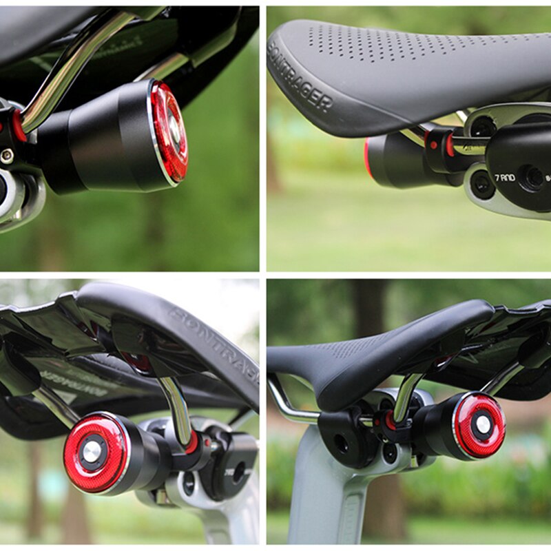 Smart Fiets Achterlicht Auto Start/Stop Brake Sensing IPx65 Waterdichte Usb Charge Fietsen Tail Achterlicht Fiets Led Licht