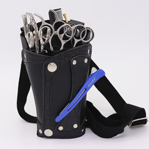 Barber Shears Holster Scissors Holder Pouch Hairdressers Tools Bag Hair Stylist Pouch for Comb Container