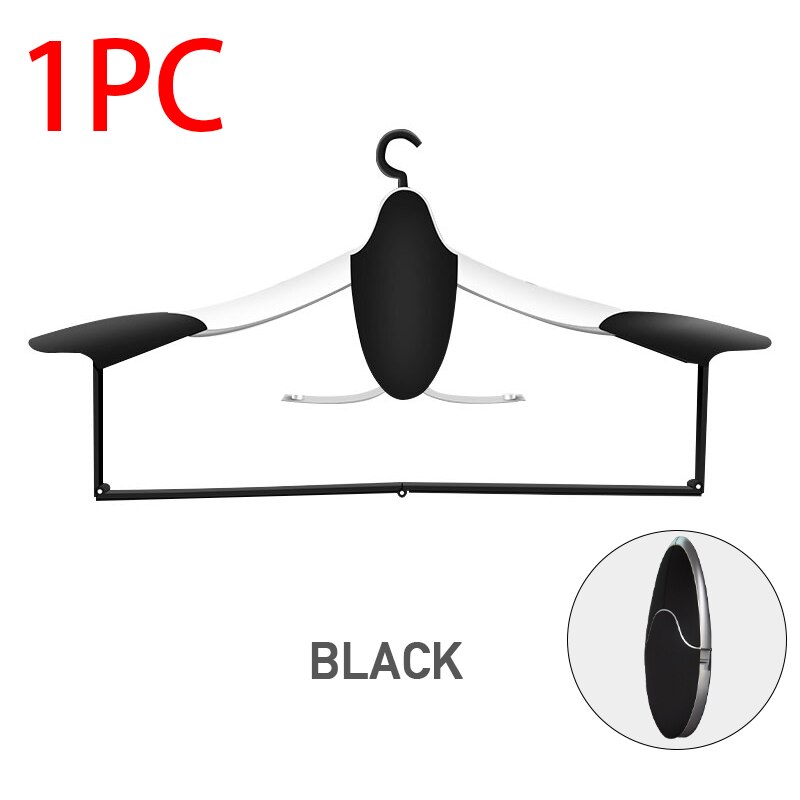 Porta traje retráctil para coche, gancho colgador de ropa para asiento trasero de coche, Mini organizador, montajes para el hogar, accesorios de Interior aplicables: Black
