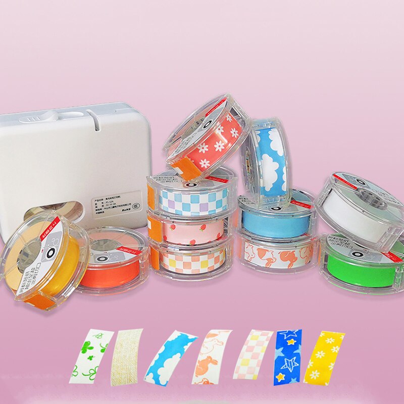 15mm*6meters Thermal Label tape Mini cute sticker for Seabird Label Printer use and office home