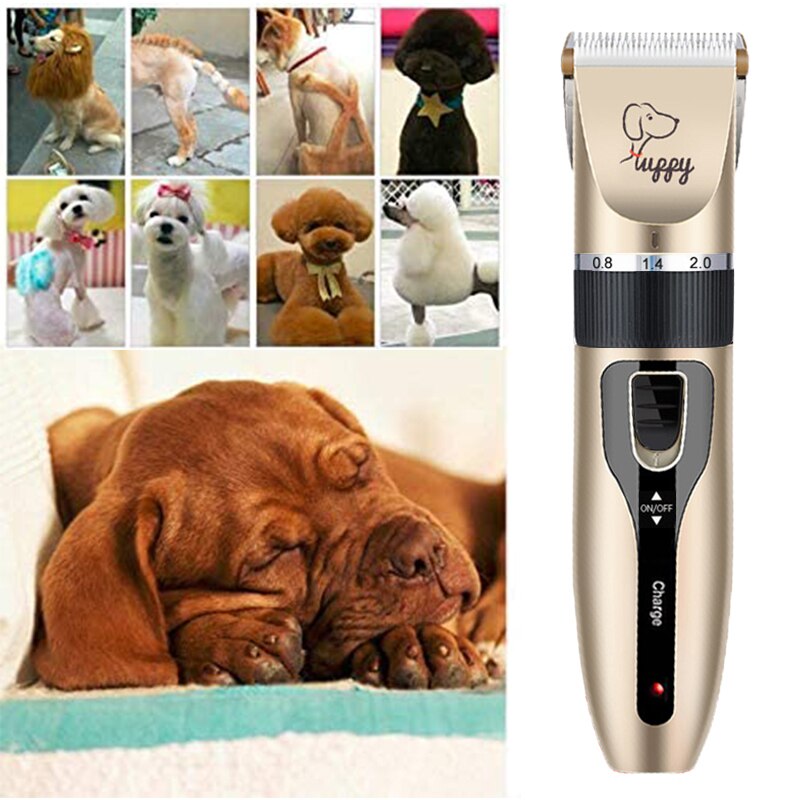 2022 Electric Dog Clippers Pet Cats Hair Clipper Animals Grooming Haircut Cutter Shaver Trimmer Set Rechargeable