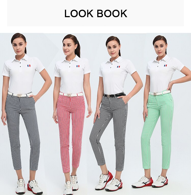 Oclunlc Neue Golf Hosen damen Frühling Sommer Dünne Golf Hosen draussen Sport Gitter Lange Hosen Damen Gerade Gamaschen