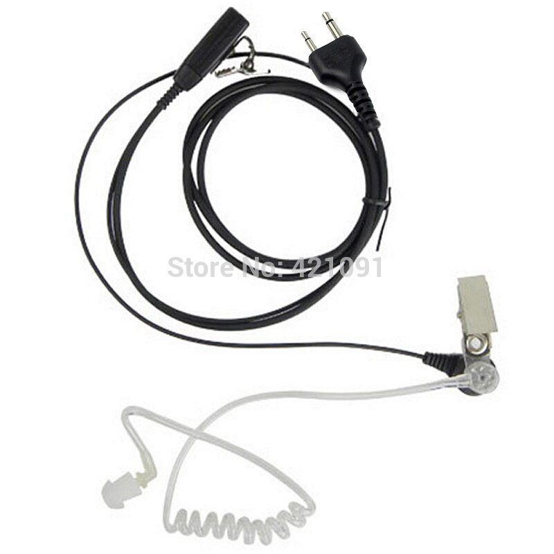 Fone de ouvido Fone De Ouvido Microfone para ICOM IC-V8 IC-V82 Cobra Vertex VX-200 tipo 2 Pin PPT Walkie Talkie S Anti-ruído tubo Acústico Do ar