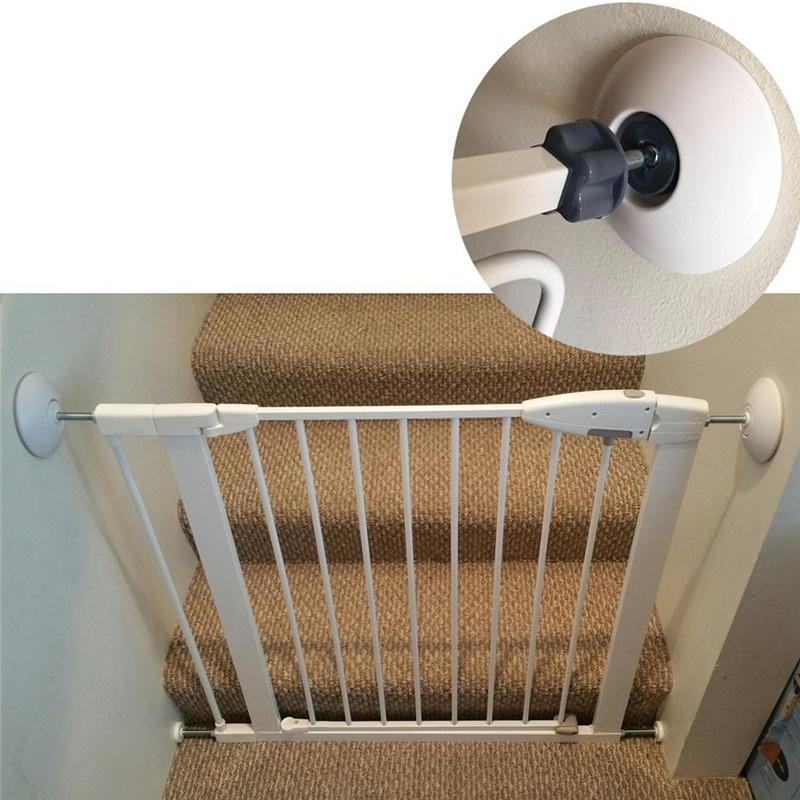 Security Door Wall Protector Drill-Free Mounting Safety Gates Wall Bumper Guards Baby Door Gate Pet Door Stair Wall Protector