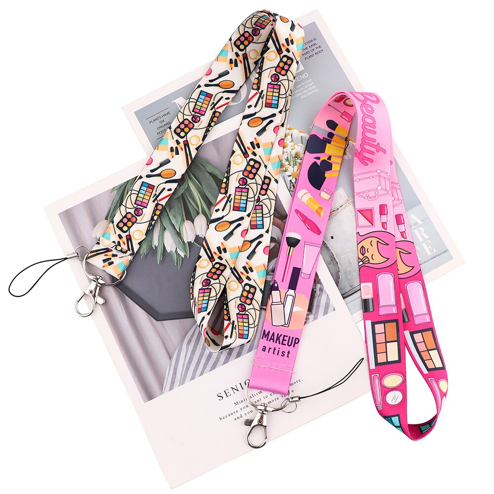 Ransitute R2288 Menselijk Orgel Tanden Tandarts Make-Up Artist Lanyard Sleutelhanger Lanyard Neck Strap Voor Usb Badge Houder Diy Hang touw