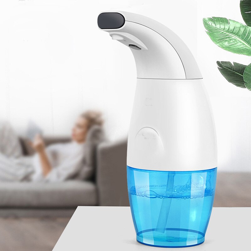 Distributeur automatique de savon liquide sans contact, à capteur intelligent, grande capacité de 330ml, pour salle de bains et cuisine, mains libres