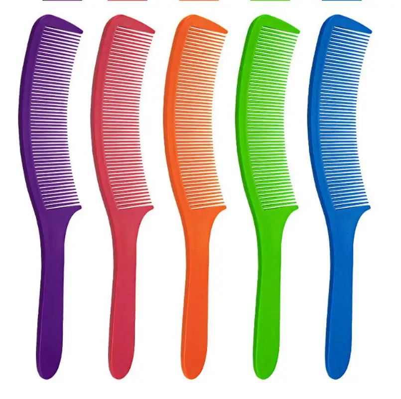 Afeitadora curvada , cortadora de pelo, peine de corte de peluquero, cepillo Antiestático de corte de pelo de peluquería