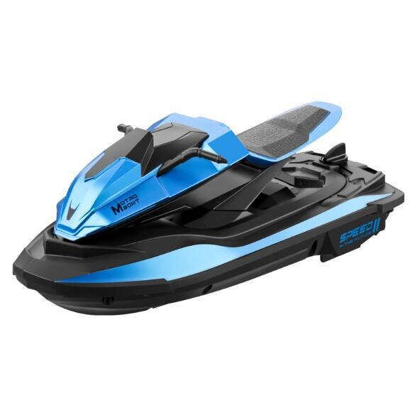 Seeker RC Boat Motorcycle Remote Control Motorboat 1/14 2.4G Water Sports: blue