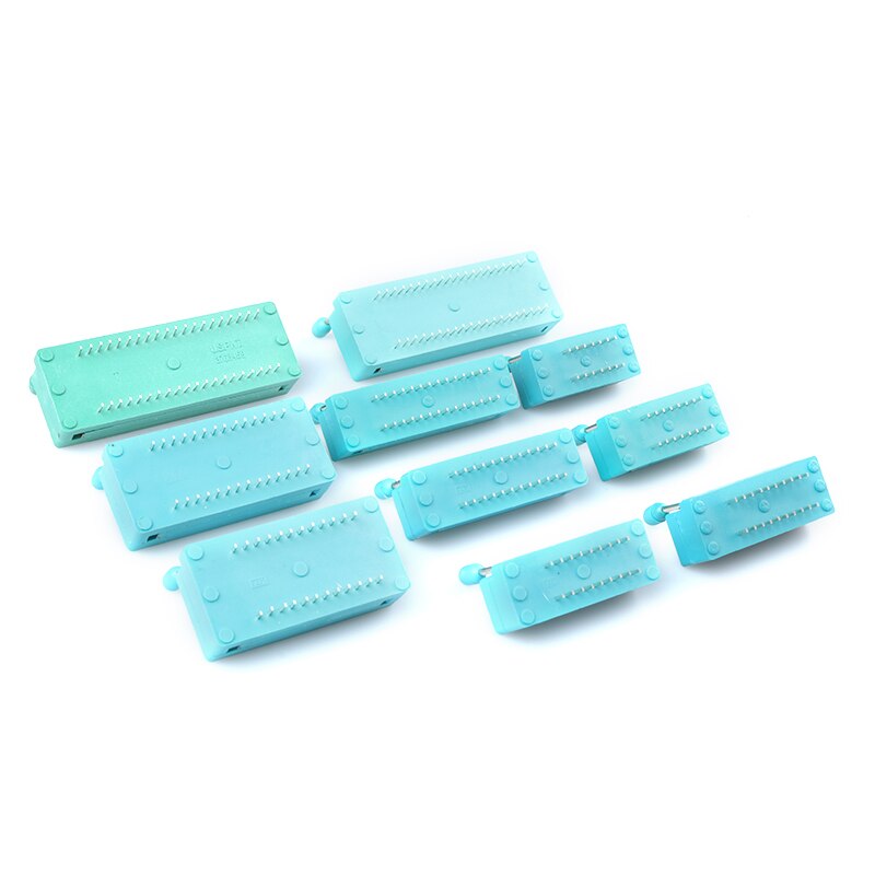 Conector Universal ZIF de prueba de circuito integrado, DIP14/16/18/20/24/28/32/40P, 2,54mm