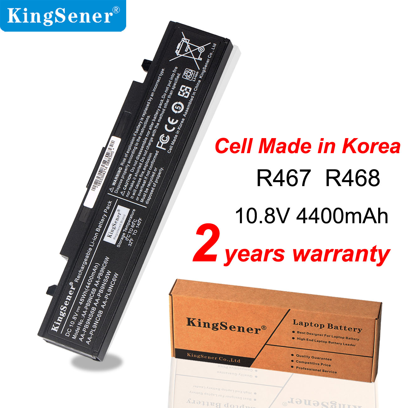 KingSener AA-PB9NC6B Laptop Battery for SAMSUNG R530 R528 R428 R429 R430 R467 R468 R478 AA-PB9NC6W AA-PB9NS6B AA-PB9NS6W