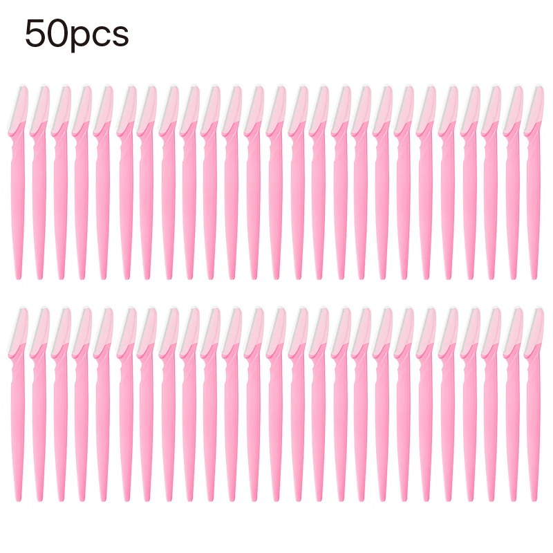 , recortador de cejas, afeitadora de cuchillas, afeitadora facial portátil, depilación de cejas, cortadores, maquinilla de afeitar de seguridad, herramientas de maquillaje: Cobre