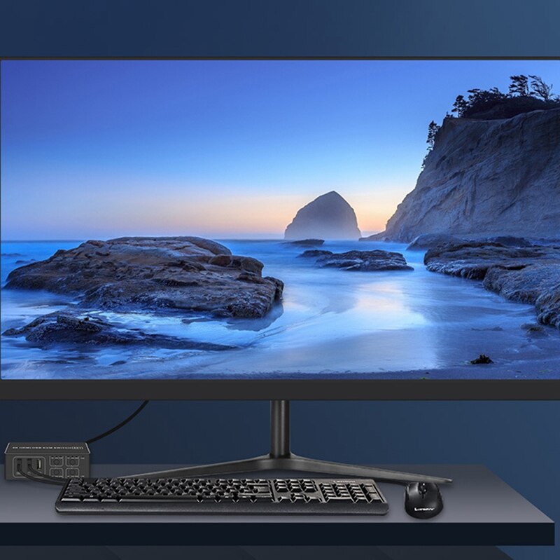 4 in 1 Hdmi Kvm Switch Output 4 Port 4K Kvm Converter 4 Computers Share a Screen