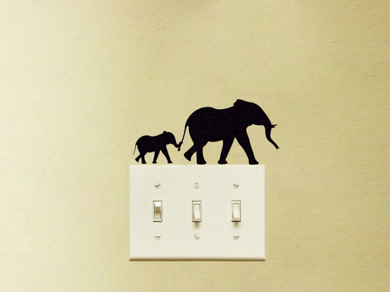 Calcomanía De Pared Para Interruptor De Luz | Vengadores | Vinilo Infantil Para Dormitorio