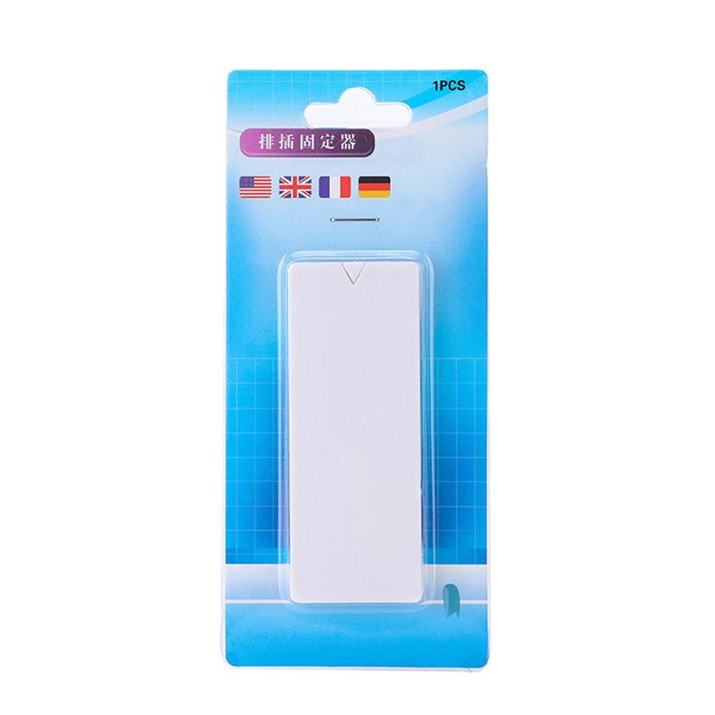 Power Strip Wire Management Socket Safety Tidy Organizer Wall Stick Holders Necessary Household Power Supply Board Gadgets