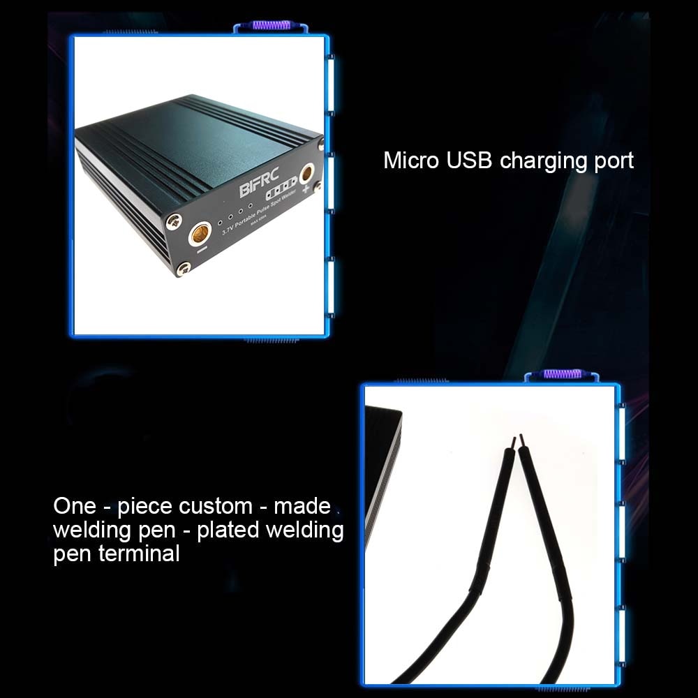 Portable DIY Mini Spot Welding Machine with Quick-release Pens and 2 Battery
