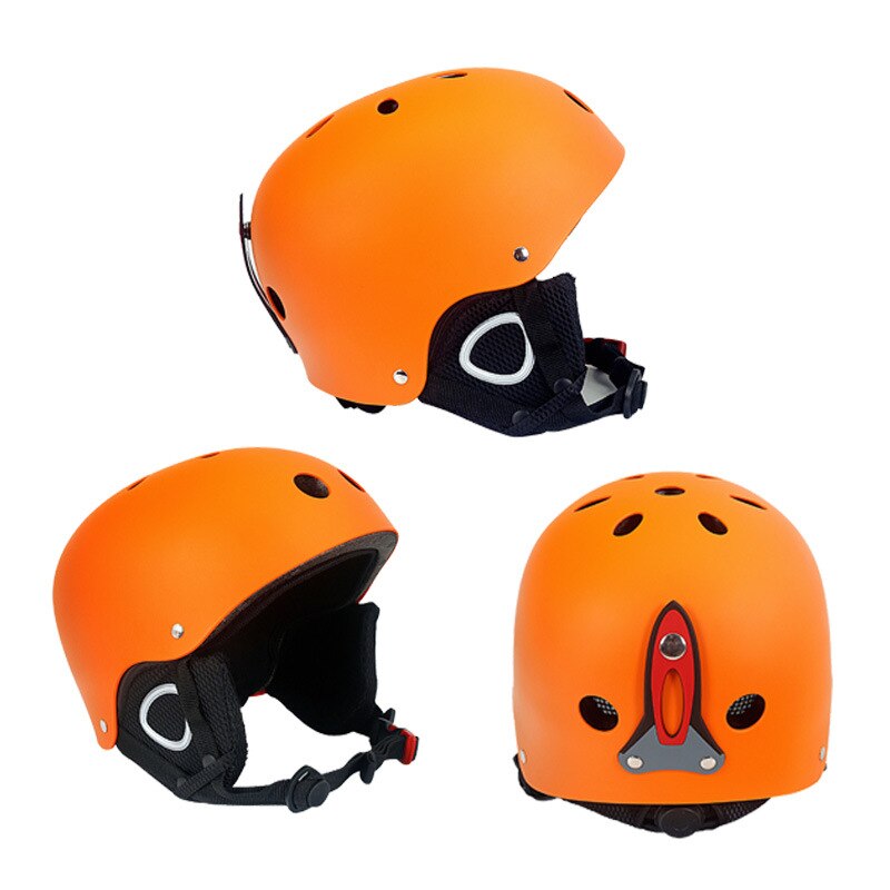 Kids Adults Ski Helmet Ultralight Skiing Helmets Bicycle Riding Skateboard Snowboard Snow Helmet Outdoor Sports Skiing Equipment: Orange / S-50-53cm