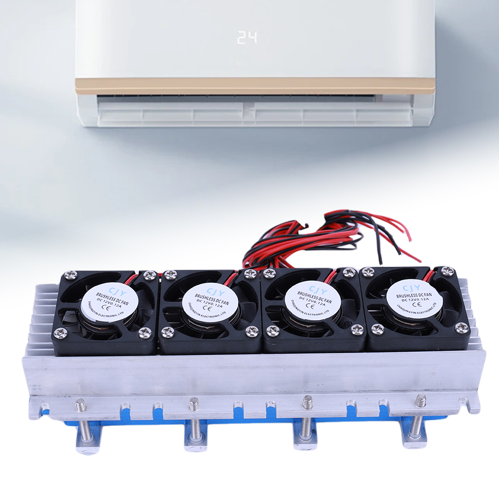 Enfriador termoeléctrico de 288W, sistema de refrigeración de aire acondicionado Semiconductor DIY de 12V CC, Enfriador de refrigeración termoeléctrico Peltier