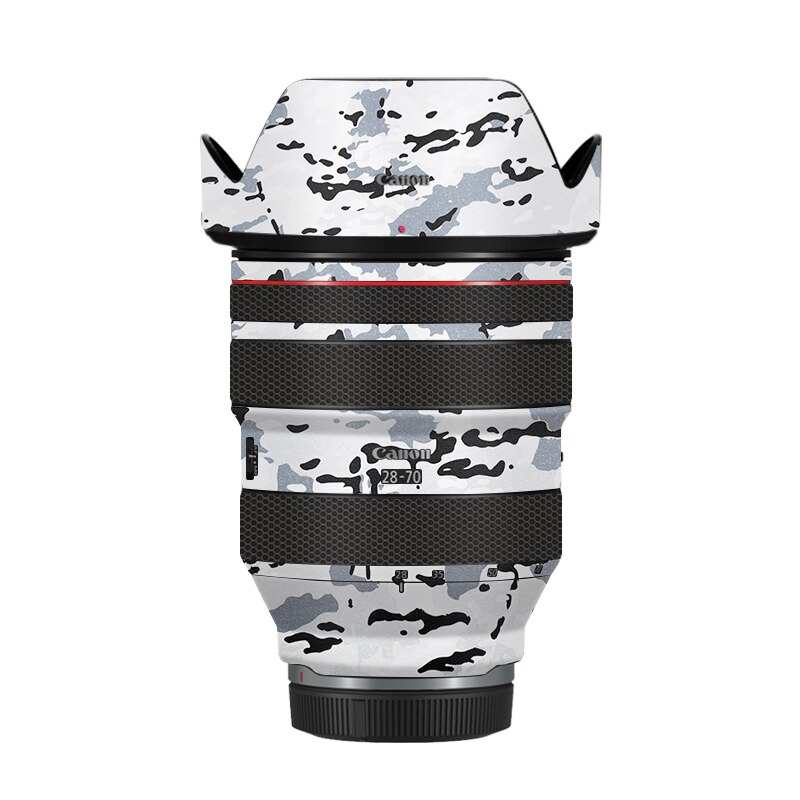 RF28-70F2 Premium Decal Skin for Canon RF28-70mm F2 L USM Lens Protector Anti-scratch Cover Film Wrap Sticker: Snow Camouflage