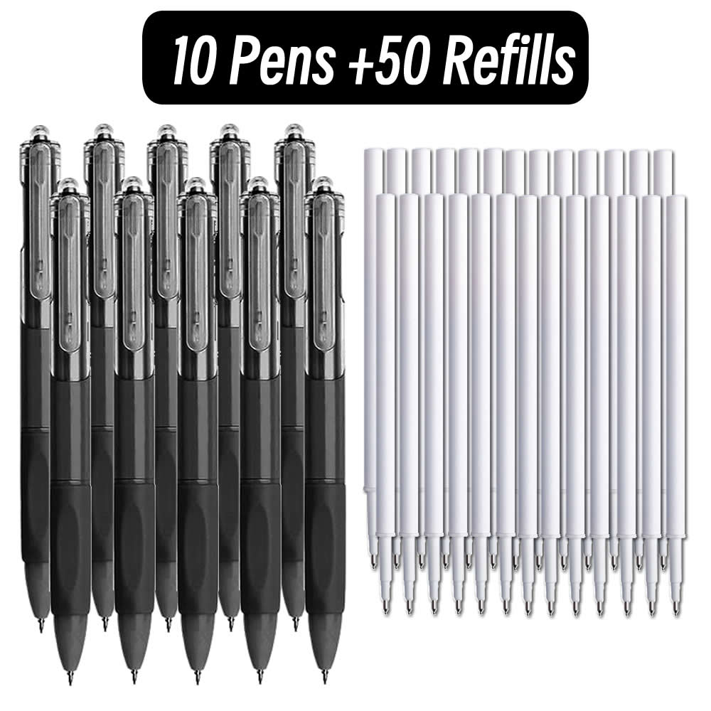 0.5mm st caneta ponta cor de tinta preta estudante canetas esferográficas esferográficas escrita papelaria material escolar fino lápis escritório: cor preta
