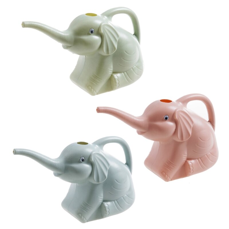 Bonita regadera con forma de elefante para exteriores, jardín, Patio, jardín, planta, exterior, U7EA