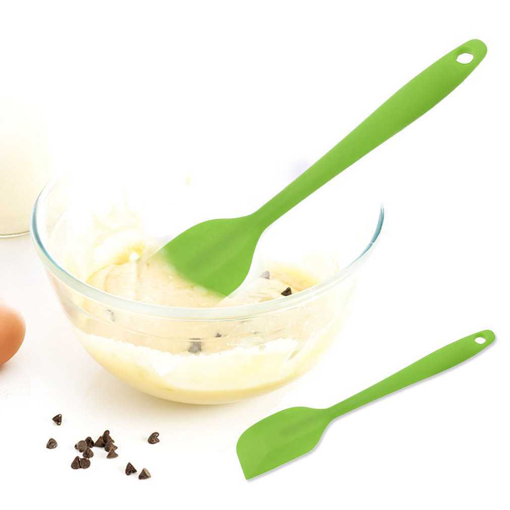 7 Colors Kitchen Baking Tools Silicone Spatula Spoon for Ice Cream Mixer Butter Cake Pastry Scraper Cookie Spatulas