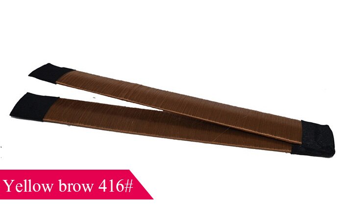 Herramienta para hacer moños, herramienta para hacer moños, fácil y rápido, herramienta mágica Original para hacer rosquillas: Yellow brown416