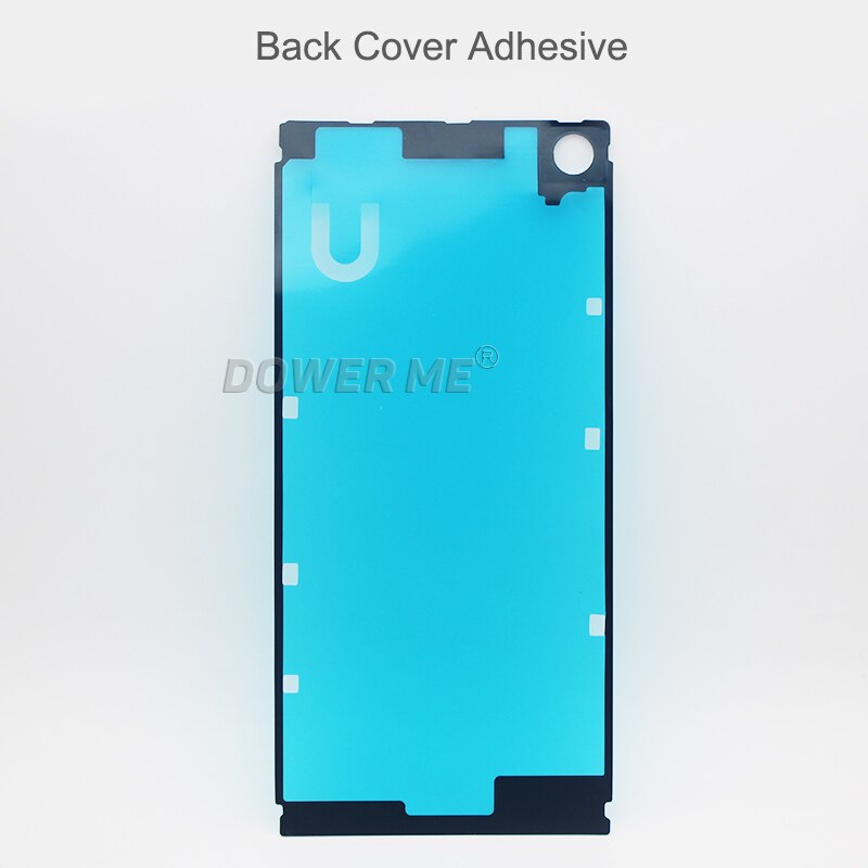 Dower Me Front LCD Screen Waterproof Adhesive Back Battery Cover Sticker For SONY Xperia XA1 Ultra G3212 G3221 G3223 G3226 XA1U: Back Adhesive