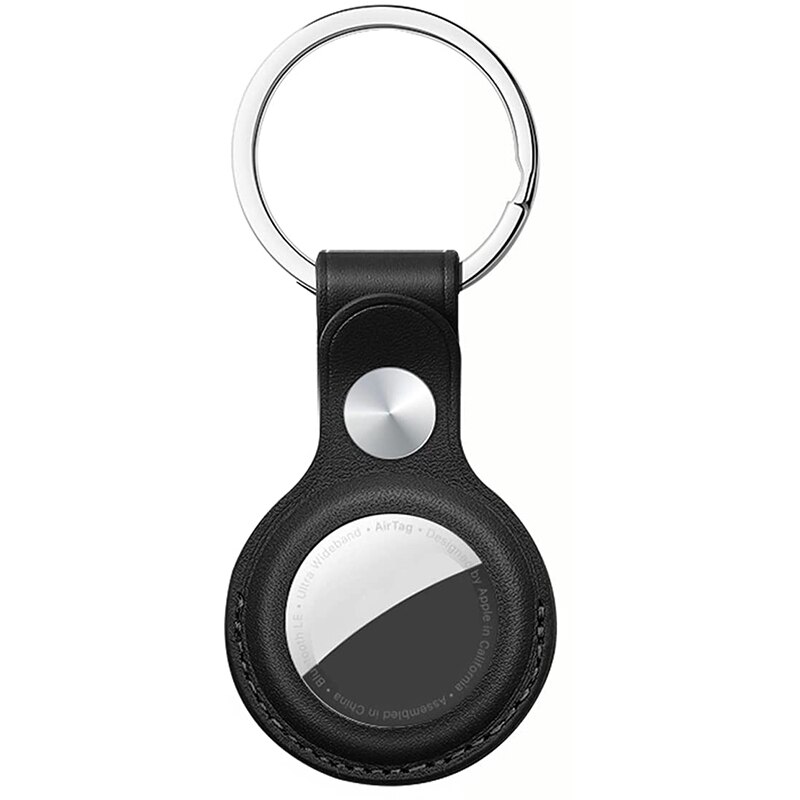 thumbnail image 2 of Leather Keychain Holder Case Compatible With Apple AirTag, Cute 2 of 12