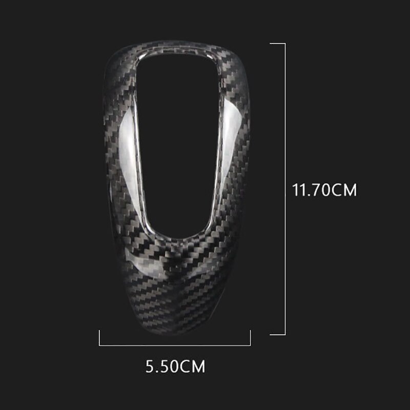 Dla Cadillac Ct6 Xt4 2019-2020 pokrowiec gałki zmiany biegów z włókna węglowego obudowa na pokrętło dopasowanie ozdobna ramka akcesoria samochodowe