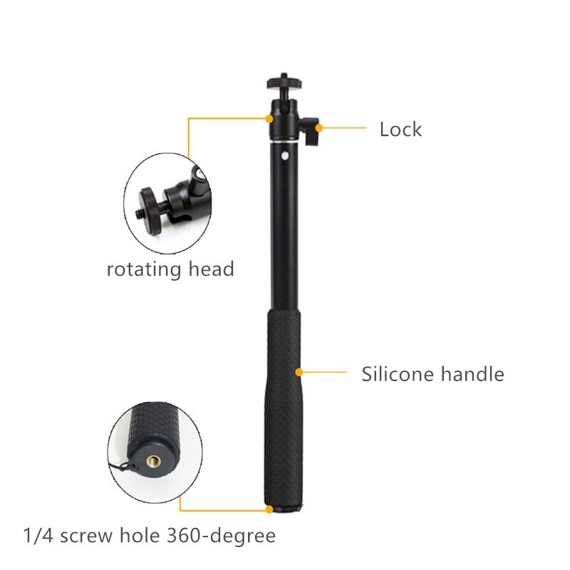 2 in 1 In Metallo Materiale selfie stick rod + treppiedi del supporto per dji osmo mobile 3 2 osmo tasca giunto cardanico osmo Accessori macchina fotografica di azione