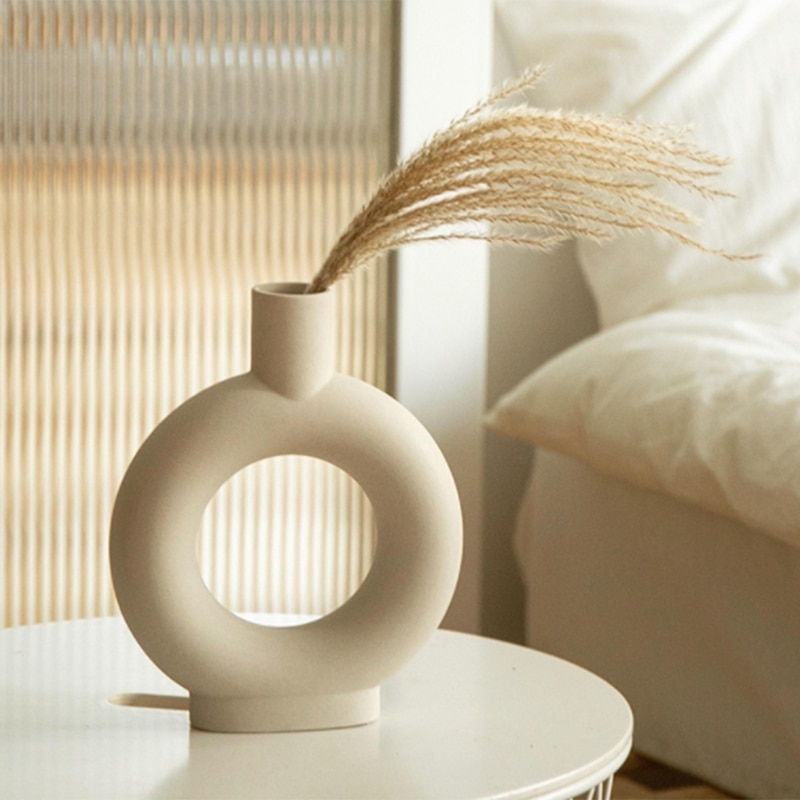 Vaso Cerâmico Boho Nórdico – Decoração Moderna main image 0